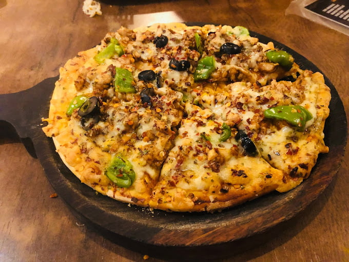 DRNK lab pizza