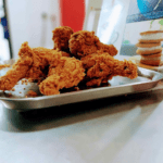 chicken fried leg piece