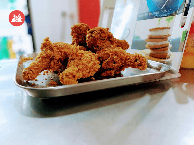 chicken fried leg piece
