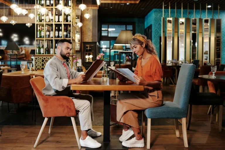 Best Date Night Restaurant Menus: What to Order for a Better Dinner - Couple enjoying a romantic dinner with restaurant menu choices