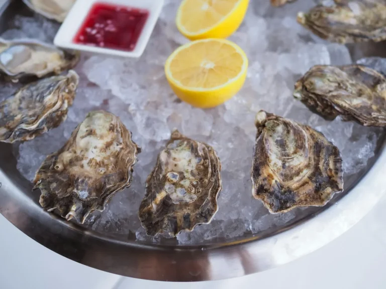 Best seafood restaurant menu items in America - Platter of fresh seafood including lobster, shrimp, and clams