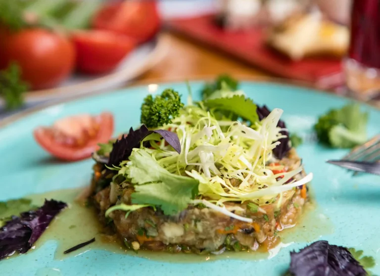Best vegan restaurant menu options in America - Vegan restaurant menu showcasing colorful plant-based dishes